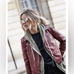 Super cute vegan leather jacket